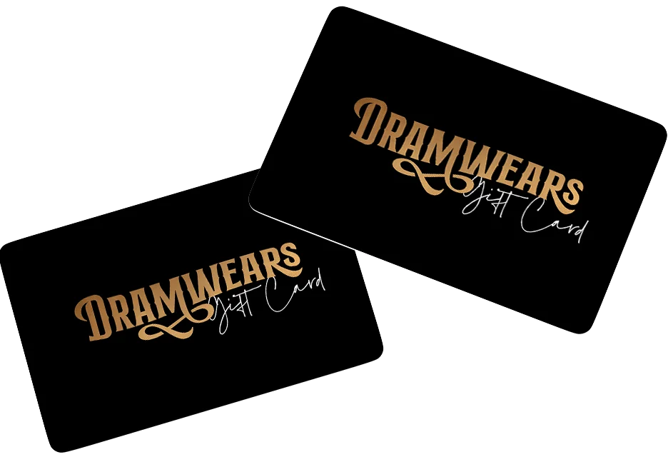 Two Dramwears gift cards falling